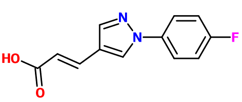 (image for) MC080253 3-[1-(4-Fluorophenyl)-1H-pyrazol-4-yl]acrylic acid